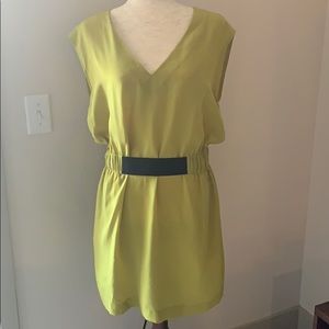 RACHEL Rachel’s Roy lime green dress
